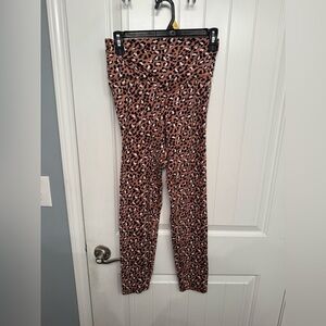 Aerie Brown Leopard Print Leggings